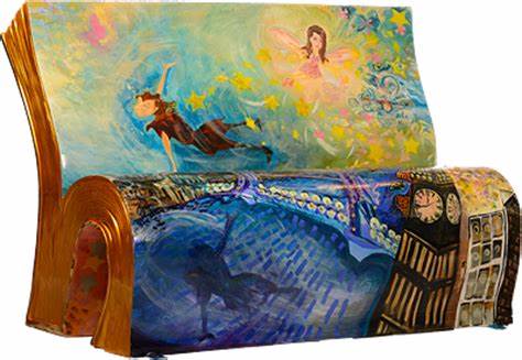 peter pan and wendy's bench